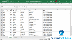 Duplicate A Worksheet In Excel